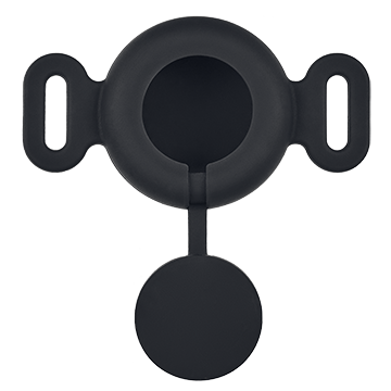 QR Code Medical ID Tag with Location Tracker Black, Black, large image number 2